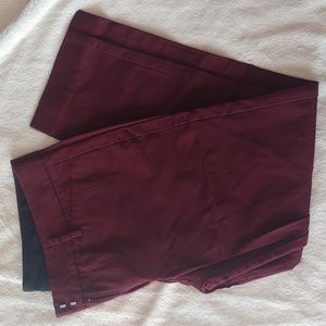 Worthington Burguny Ankle Pant